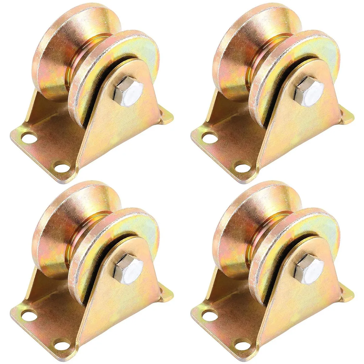 4 Ruedas Con Ranura En V Para Ruedas De Puertas Correderas, marca KUANGYE - Foto Principal
