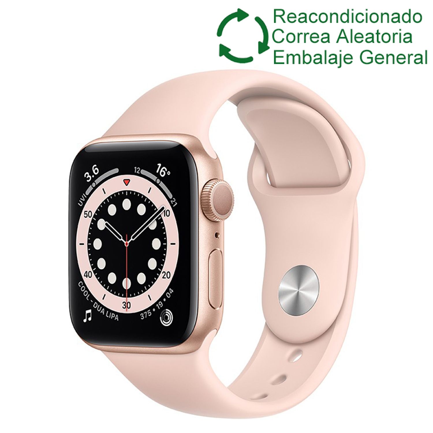 APPLE Apple watch series 6 40mm GPS - Rosa Reacondicionado(Semi