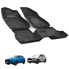 KUANGYE - Cubre Pisos Calce Para Mg Zs Y Mg Zx Años 2017- Actual Negro
