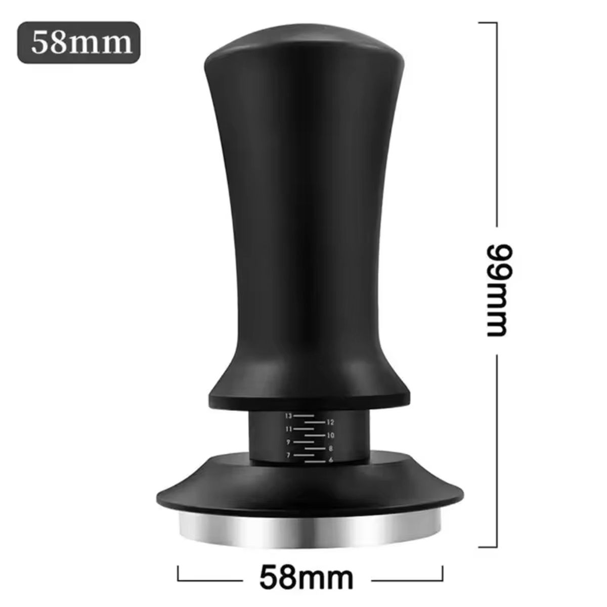 KINDA NICE - Tamper De Cafe A Presión 58mm Compactador Circular