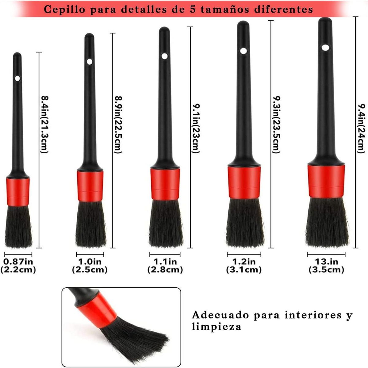 WELDMON - 15 Piezas Kit de Limpieza de Coche