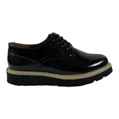 VIA UNO - Zapato Charol Negro Mujer Modelo 12085501