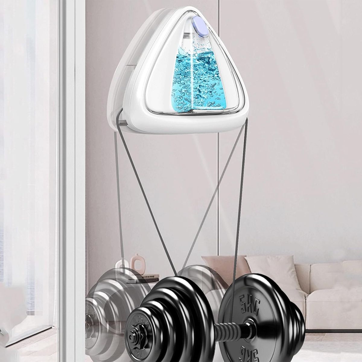 KUANGYE - Limpia Vidrios Magnéticos Ventanas Termopanel Dispensador