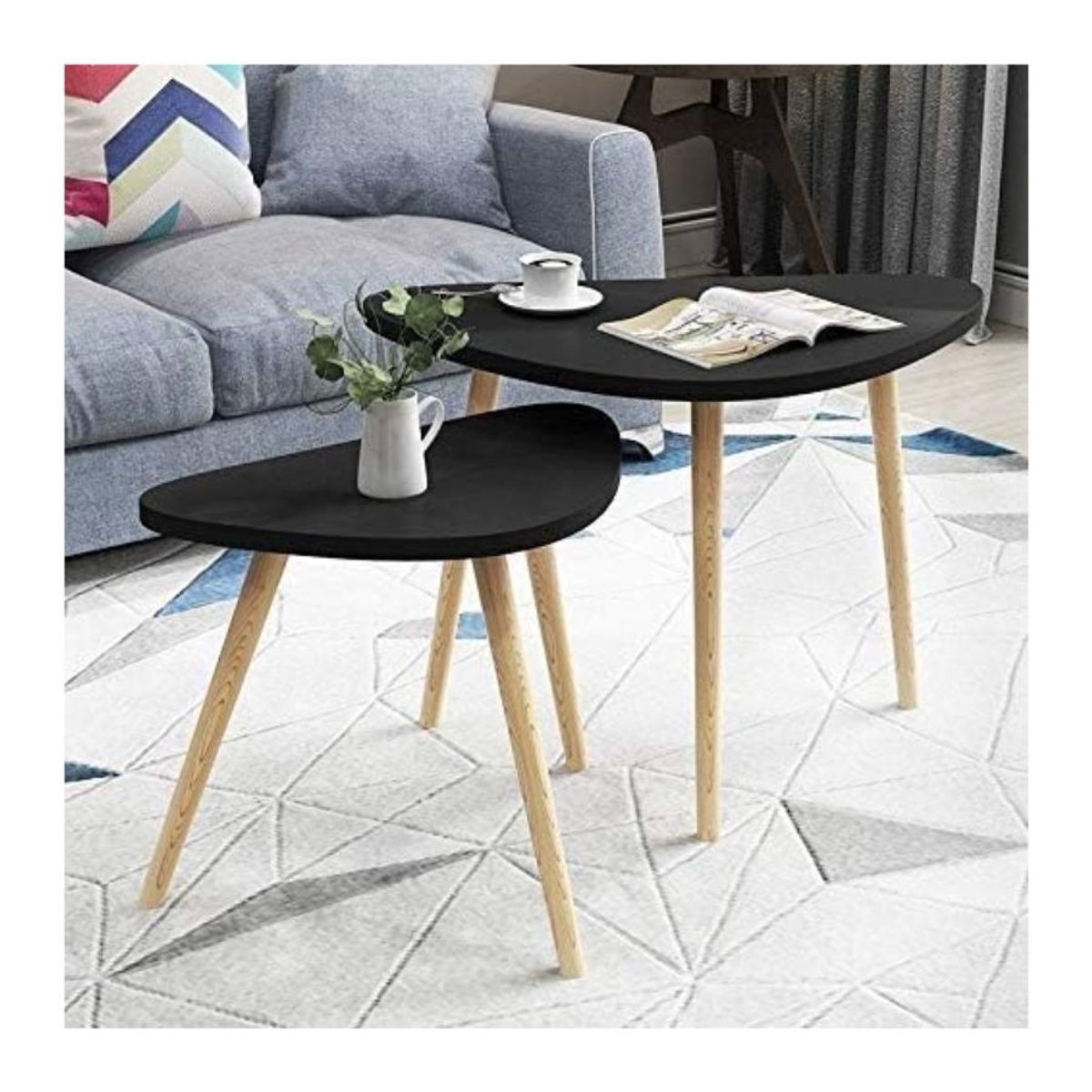 GENERICO - Mesa De Centro Minimalista De Madera