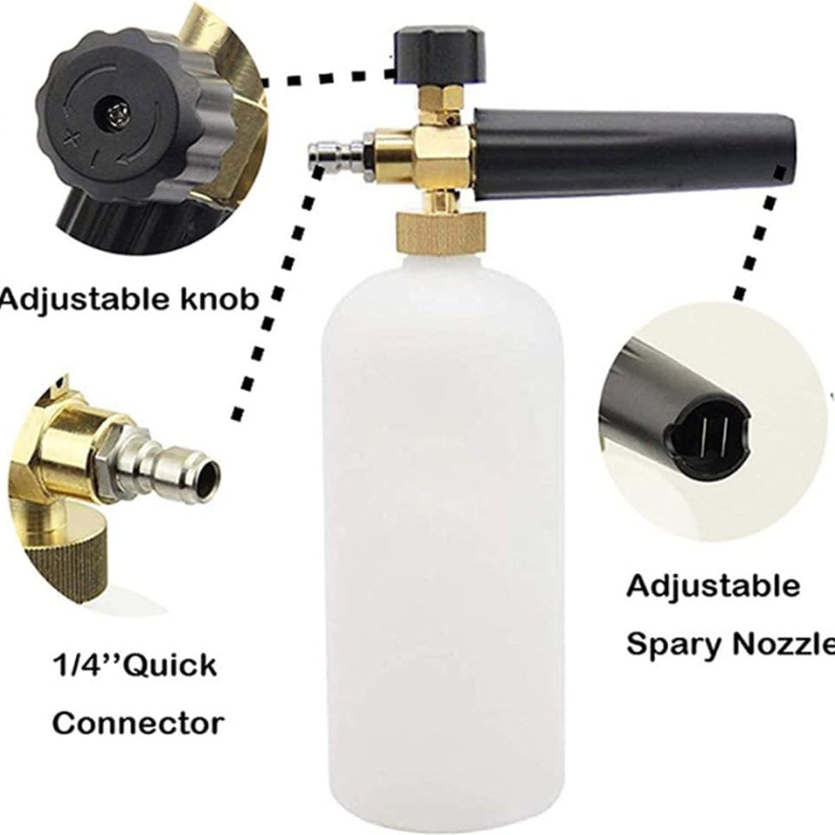 KUANGYE - Lanza De Espuma De Alta Presión Para El Lavado De Coches