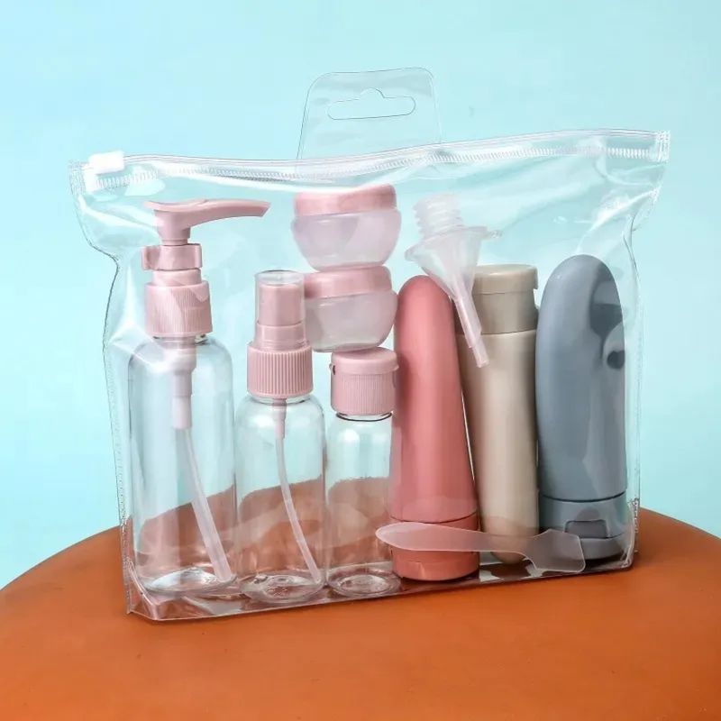 GENERICO - Set  Botellas de Silicona para Viaje