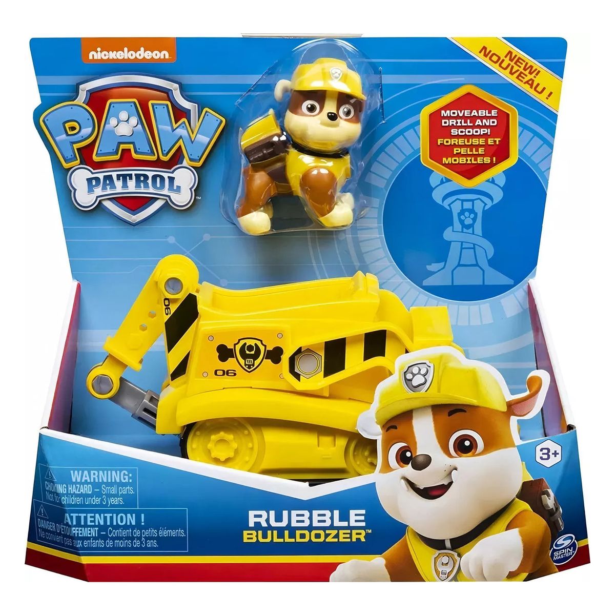 PAW PATROL - Pack Vehículo Básico Paw Patrol Rubble + Ryder