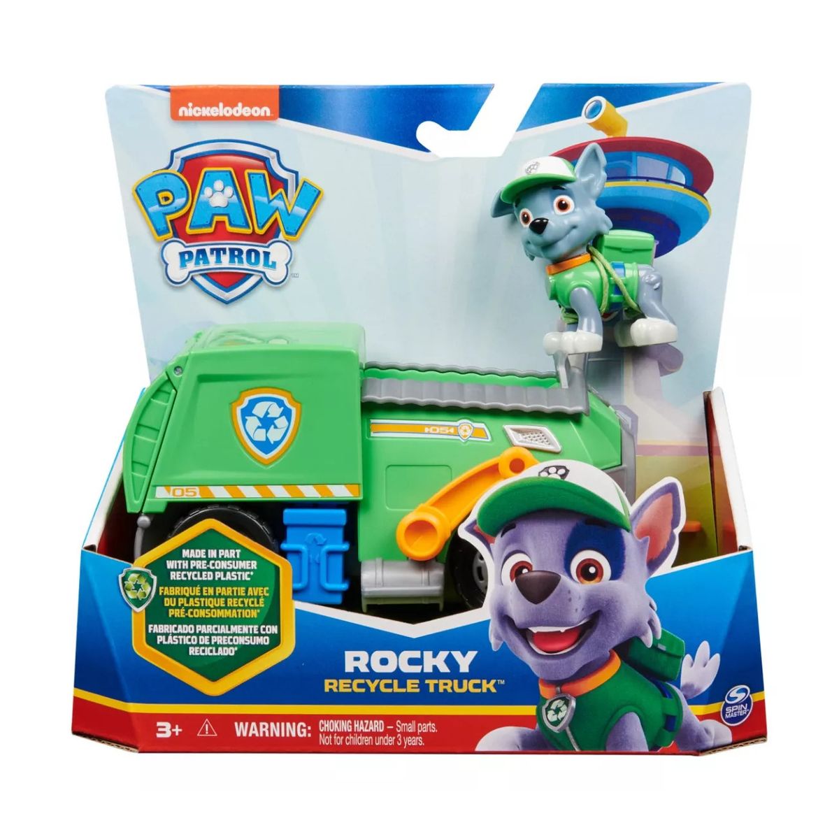 PAW PATROL - Pack Vehículo Básico Paw Patrol Rocky + Rubble