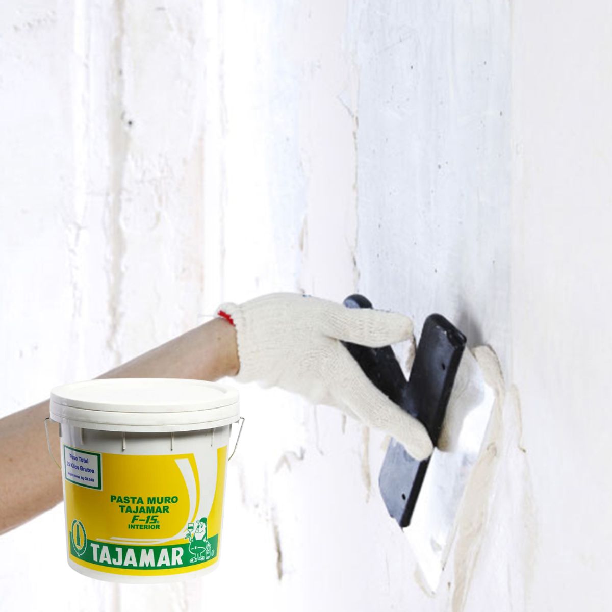 TAJAMAR - Pasta Muro Interior F15 Tineta 25kg Tajamar