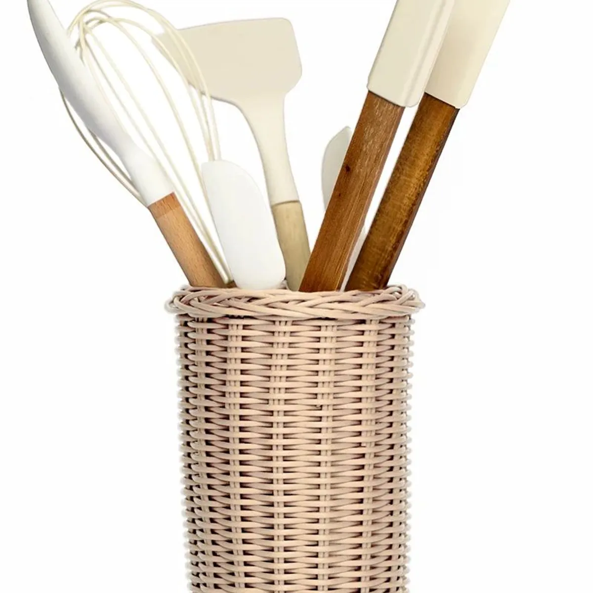 TEMPODECO - Porta Cubiertos  Servilletas  Utensilios Milk