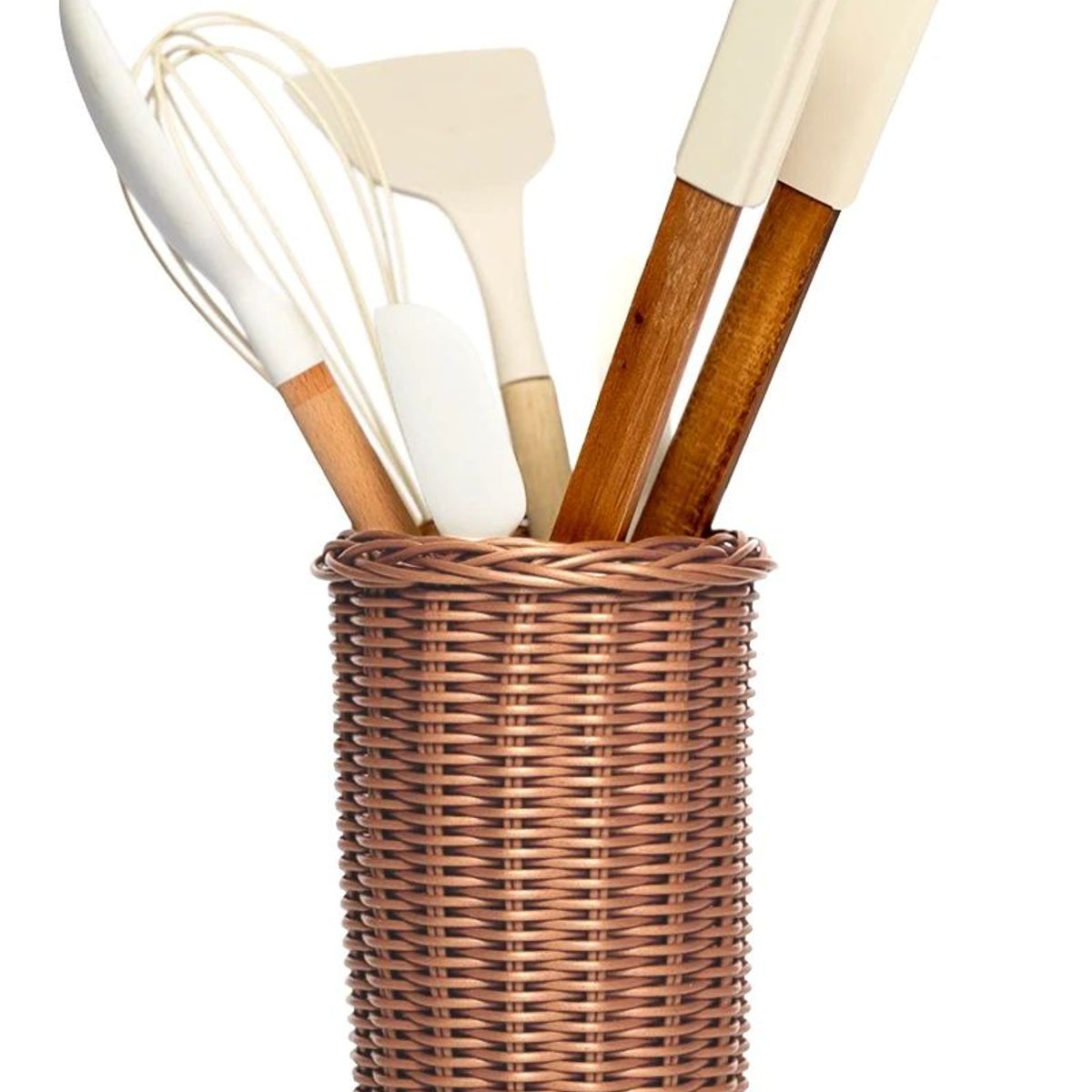 TEMPODECO - Porta Cubiertos  Servilletas  Utensilios Toffee