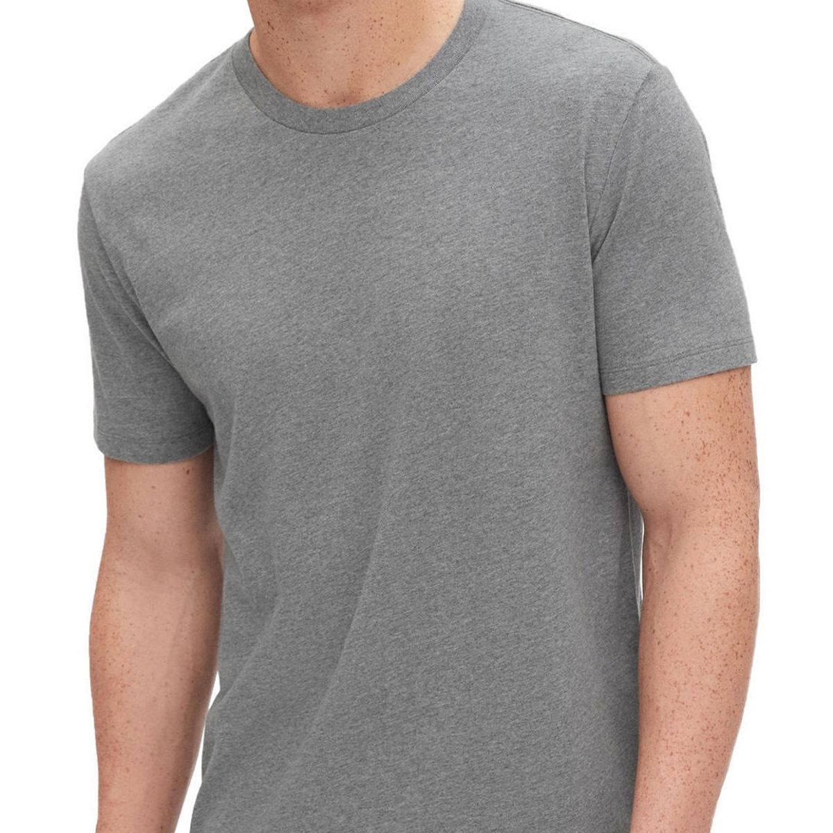 GAP - Polera Cuello Redondo Solida Gris GAP