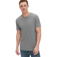 GAP - Polera Cuello Redondo Solida Gris