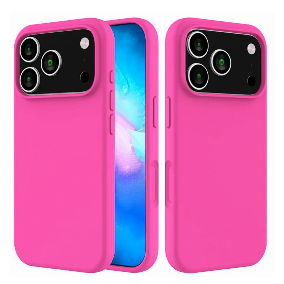GENERICO - Carcasa Para iPhone 17 Pro Max Fucsia