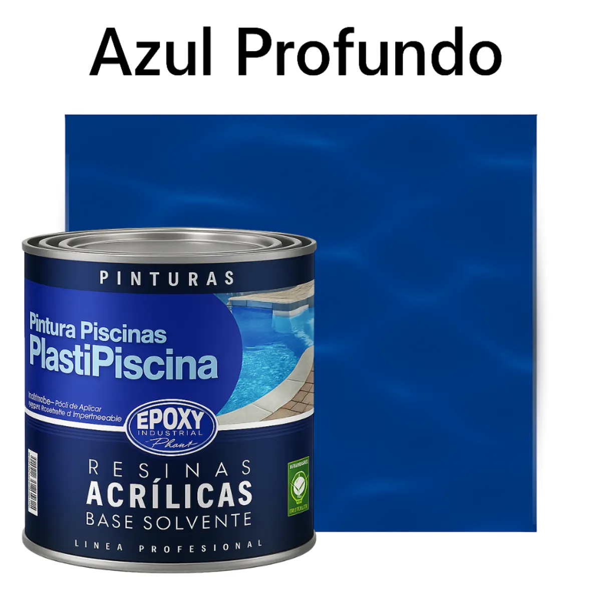 PINTURA PISCINA - PLASTIPISCINA - 1L TONO Azul PROFUNDO, marca EPOXY - Foto Principal