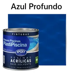 EPOXY - PINTURA PISCINA - PLASTIPISCINA - 1L TONO Azul PROFUNDO