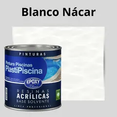 EPOXY - PINTURA PISCINA - PLASTIPISCINA - 1L TONO Blanco Nácar