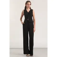 LIOLA - Blusa encaje mujer negro