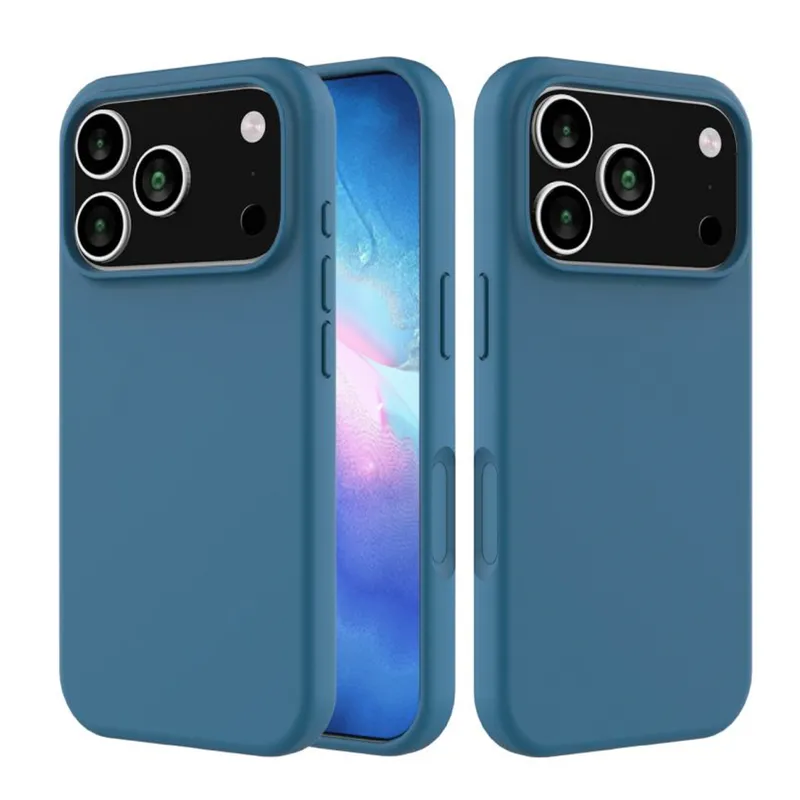 GENERICO - Carcasa Para iPhone 17 Pro Max Azul Oscuro
