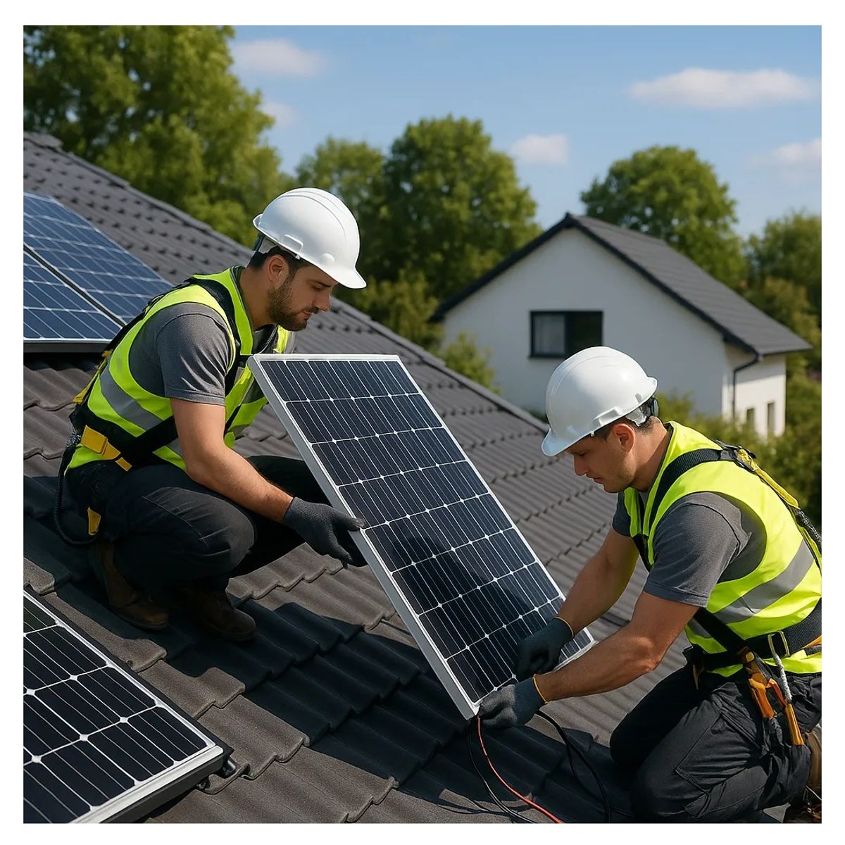 GENERICO - X2 Panel Solar 50w 12v Celdas Monocristalino