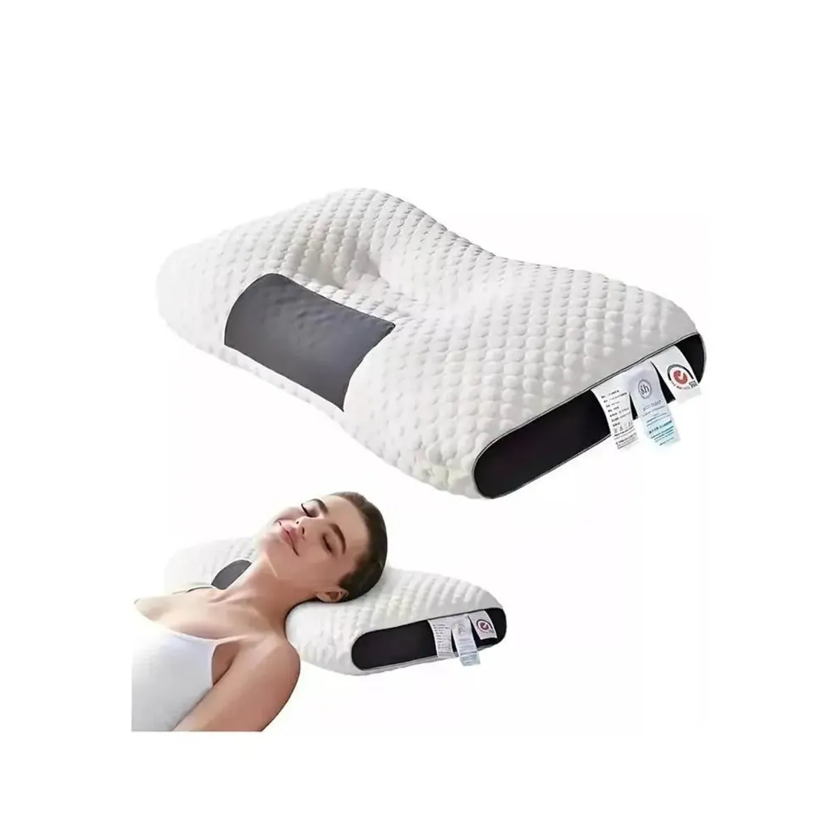 GENERICO - Pack 2 Almohadas  Ergonómicas Ortopédicas