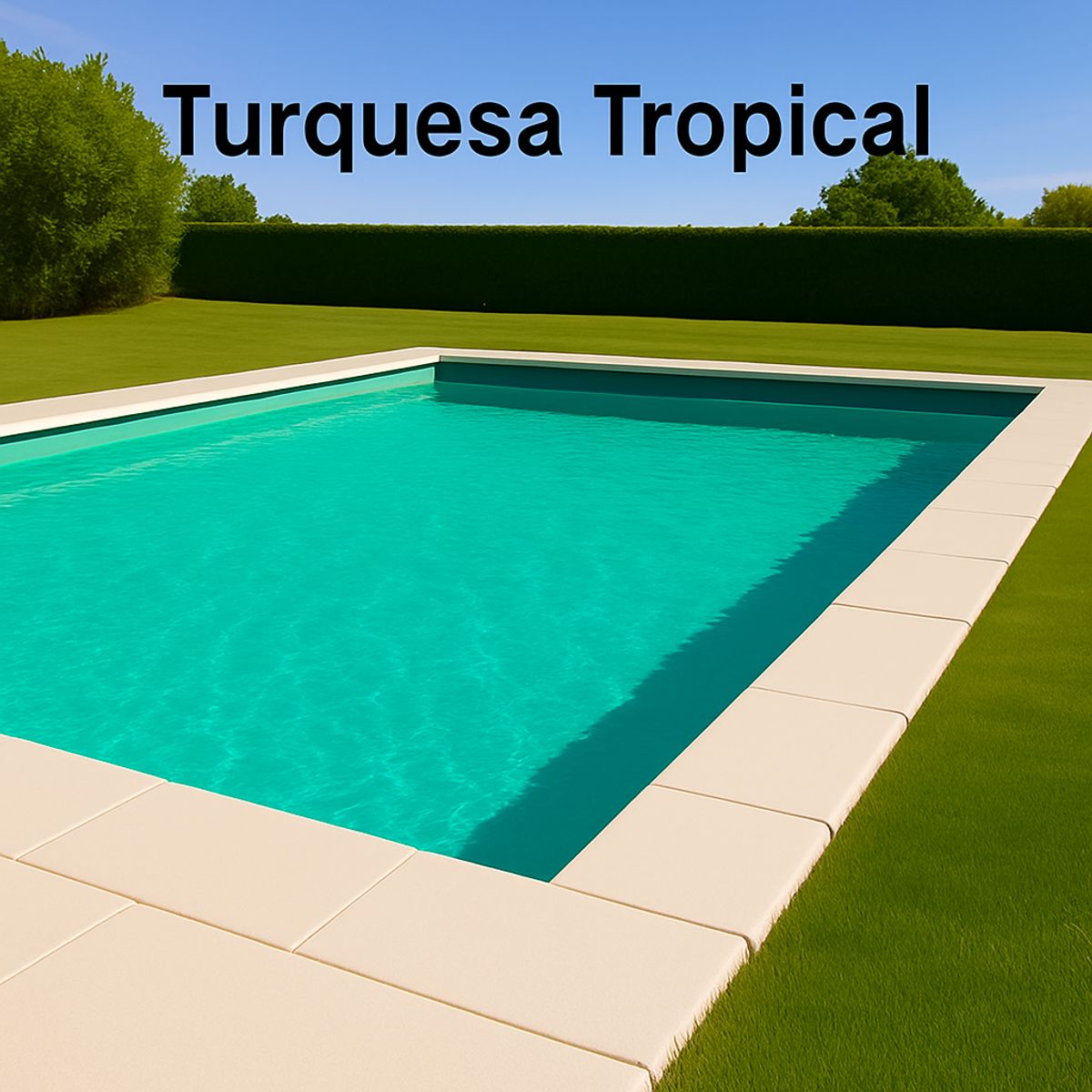 EPOXY - PINTURA PISCINA - PLASTIPISCINA - 1L TONO Turquesa Tropical