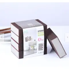 GENERICO - Pack x4 Esponja Mágica Elimina Oxido Grasa Parrillas Ollas