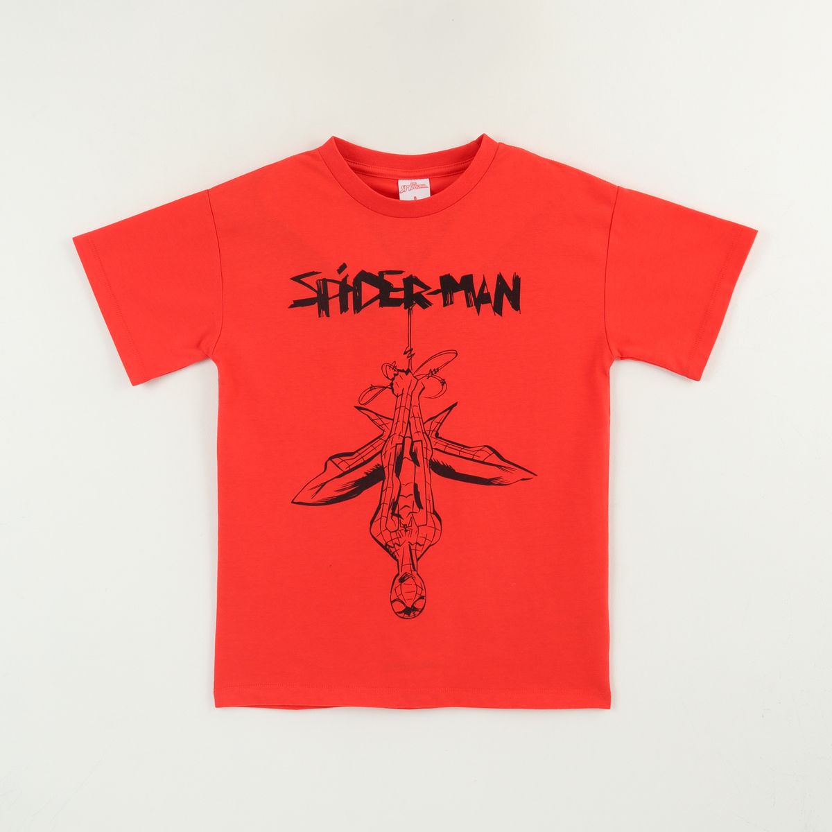 MARVEL - Polera Manga Corta Niño Rojo Lineal Spiderman Marvel