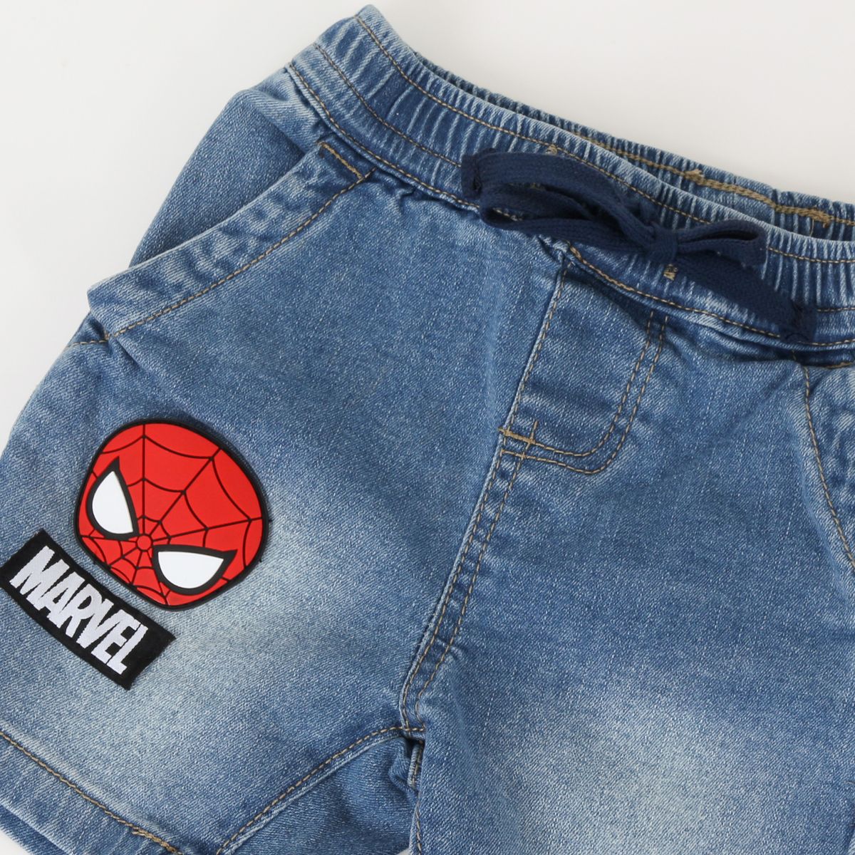 MARVEL - Short Niño Denim Azul Spidey Marvel