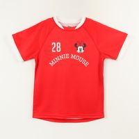 Polera Manga Corta Niña Rojo Fútbol Minnie