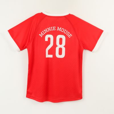 Imagen 2 del producto Polera Manga Corta Niña Rojo Fútbol Minnie