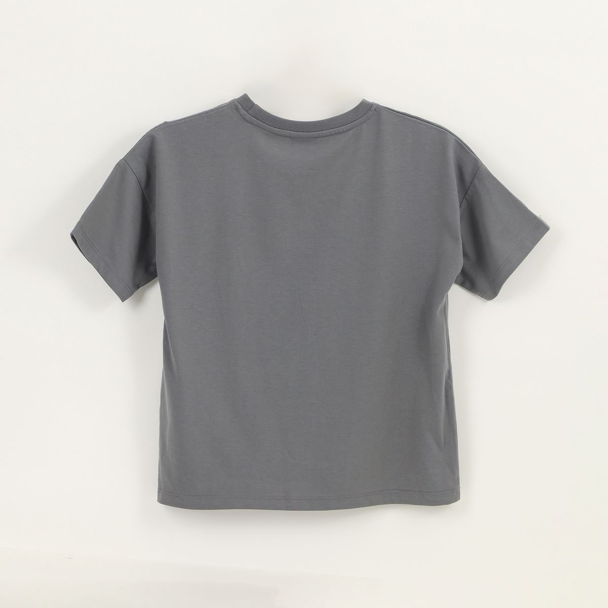 DISNEY - Polera Manga Corta Niña Gris Ohana Lilo & Stitch Disney