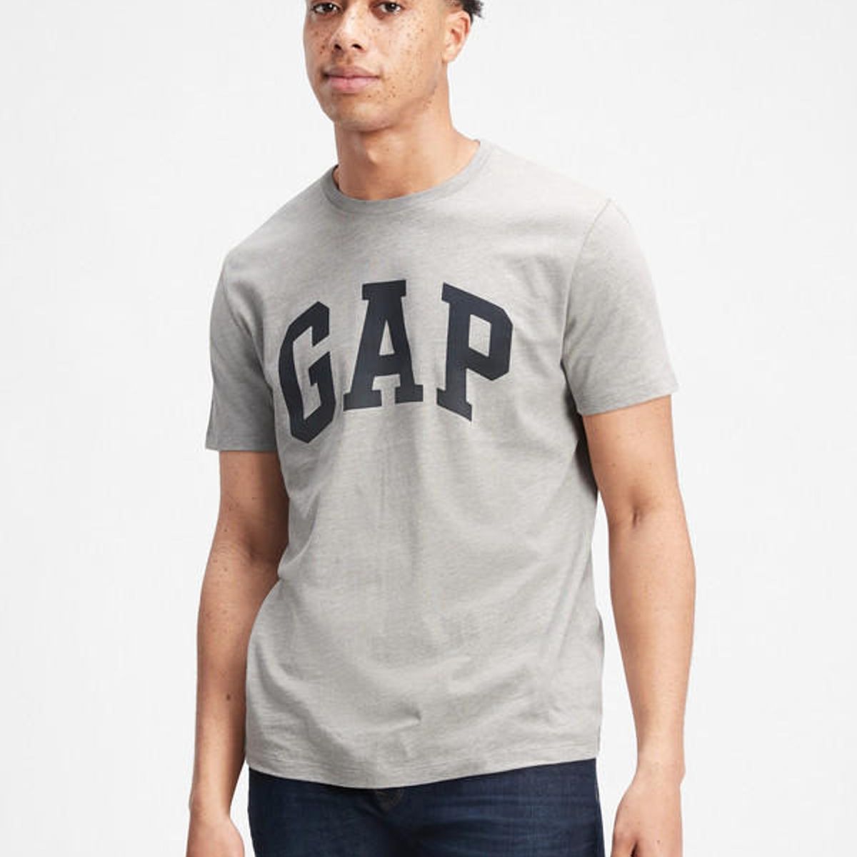 GAP - Polera Logo Basica Gris GAP