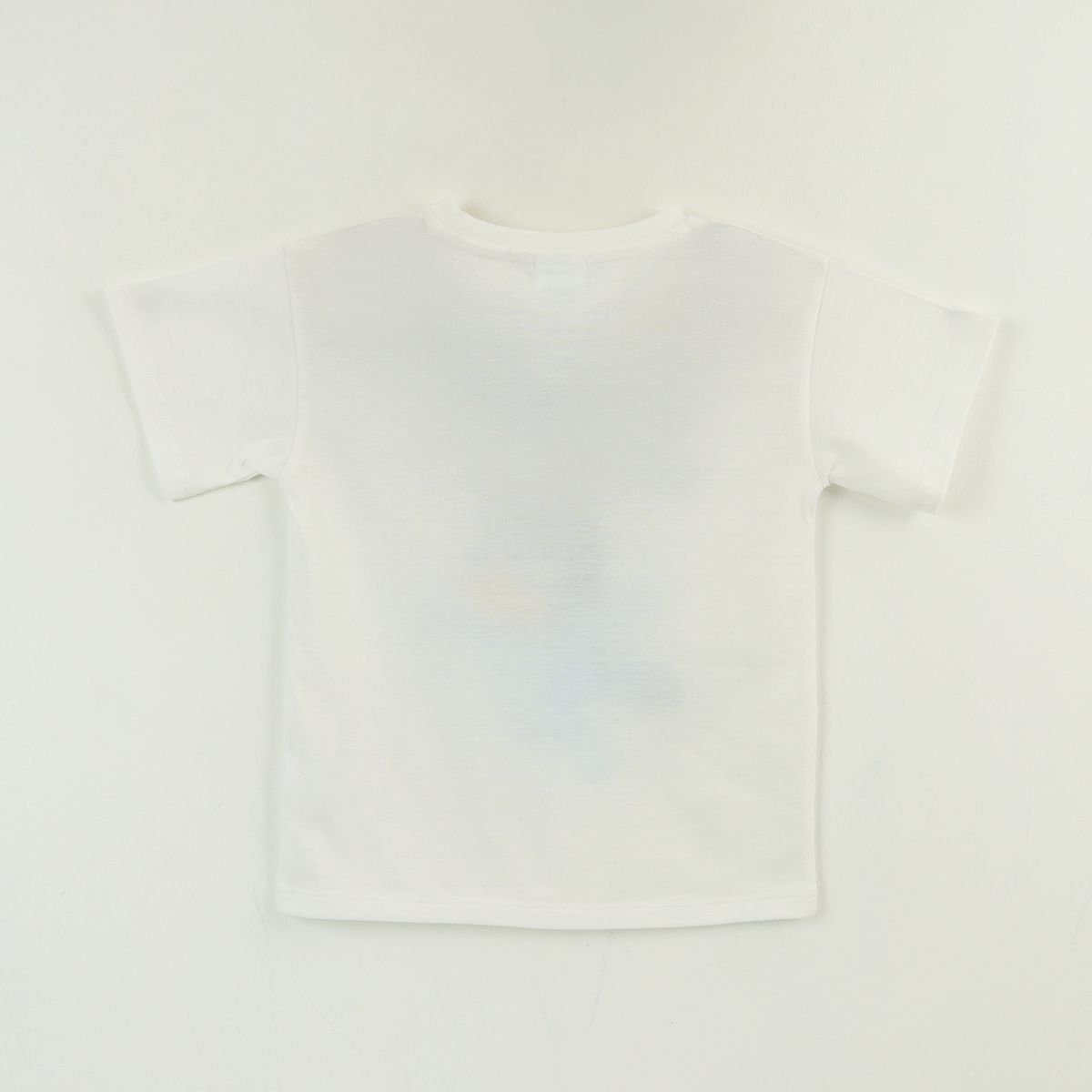 BLUEY - Polera Manga Corta Niño Blanco Jumping Bluey