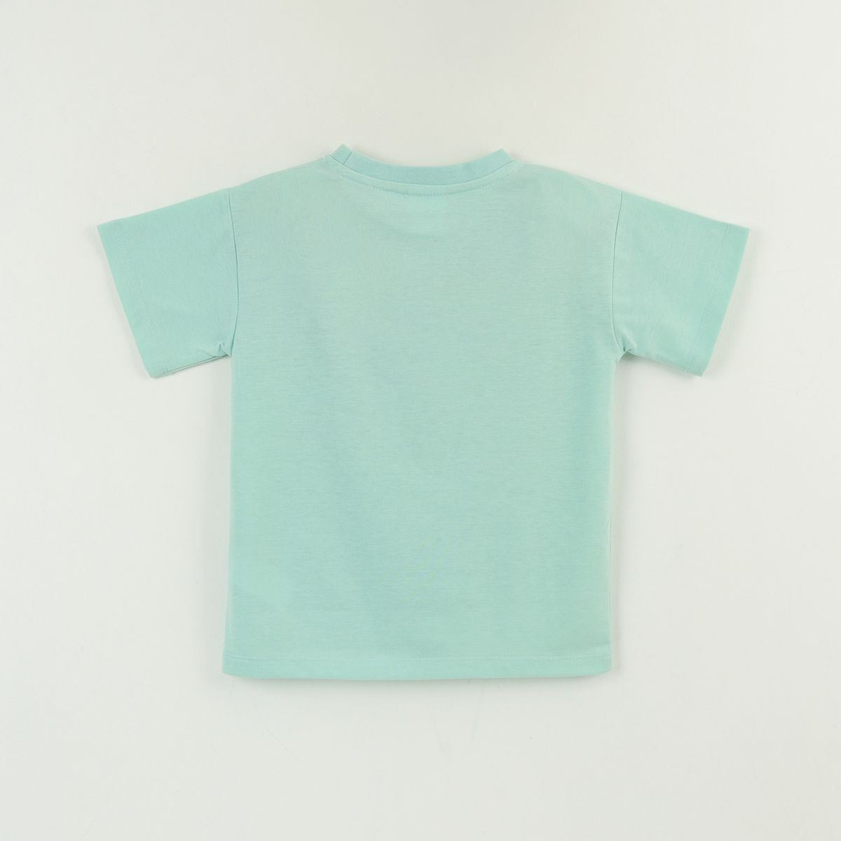 BLUEY - Polera Manga Corta Niño Verde Comiendo Bluey