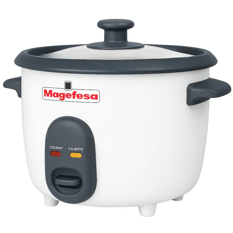 MAGEFESA Olla Arrocera Eléctrica 1.5 Litros Sativa MGF3723 White