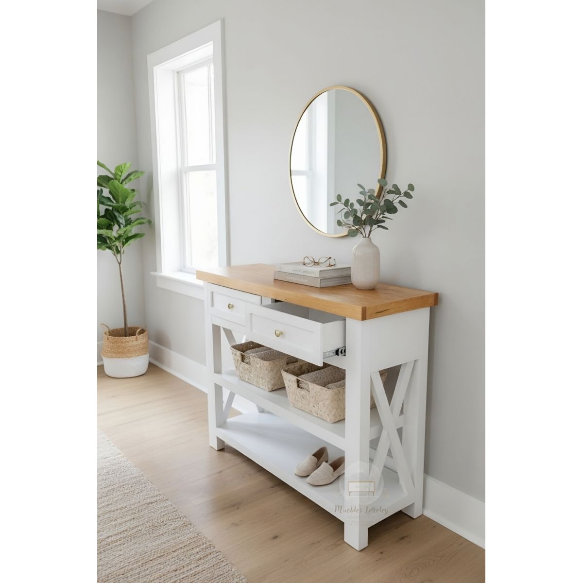 RUSTIC STYLE - ARRIMO DE MADERA - MUEBLES LORELEY