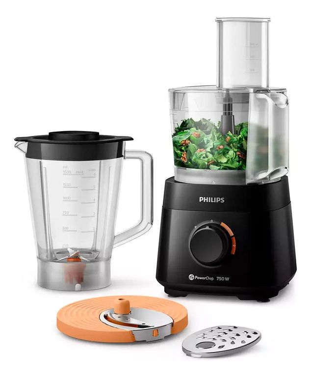 Procesador De Alimentos Hr7301 750w Con Licuadora