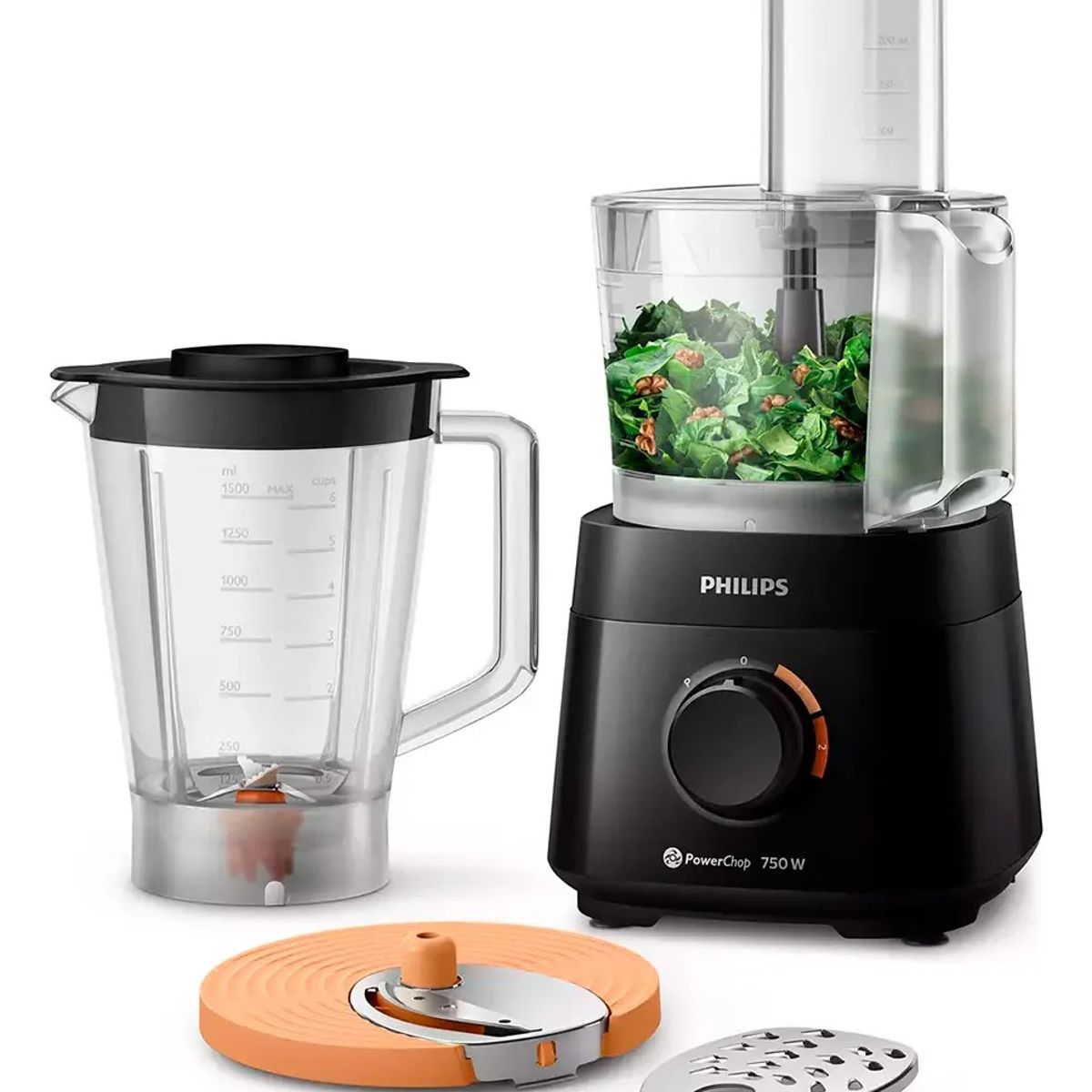 PHILIPS - Procesador De Alimentos Philips Hr7301 750w Con Licuadora