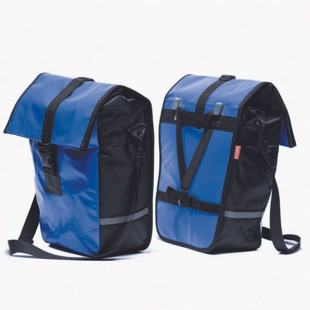ONWHEELS - ALFORJA DOBLE IMPERMEABLE AZUL