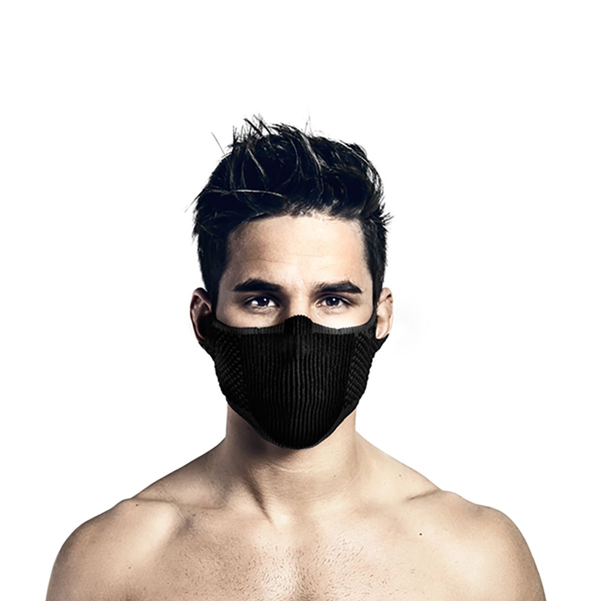 NAROO - Mascara Filtrante Lavable Sin Cuello F5s E7  - Negra