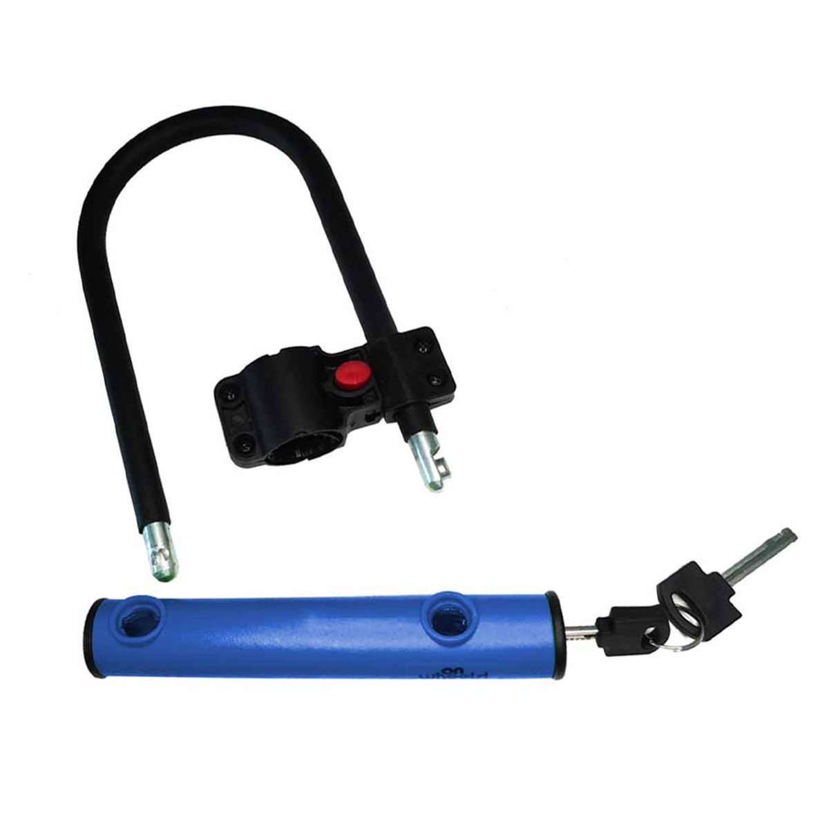 ONWHEELS - Candado U-lock Onwheels Corto Con Soporte - Azul