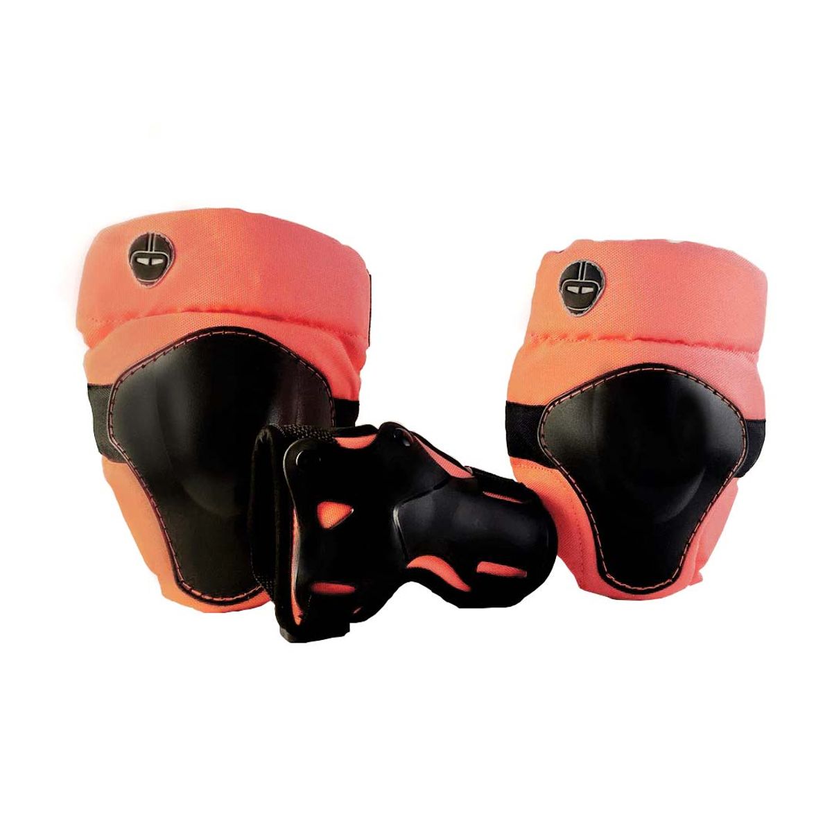 NUTCASE - SET DE 3 PROTECCIONES MULTISPORT NUTCASE - CORAL +8 AÑOS