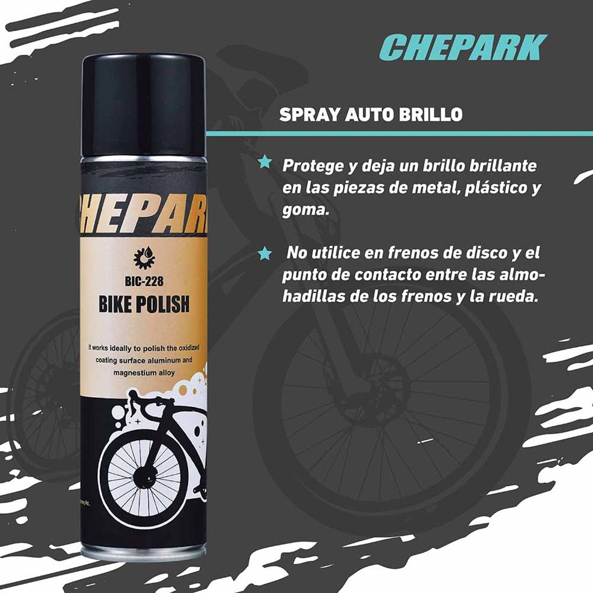 CHEPARK - Spray Auto Brillo 425ml