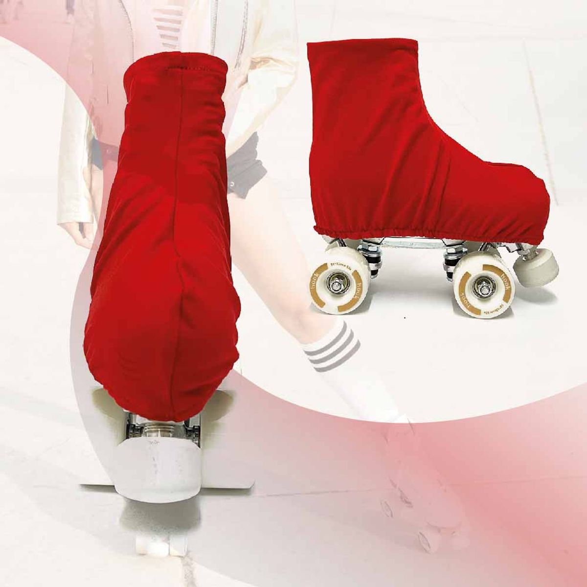 HOOK - CUBRE PATINES HOOK ROJO