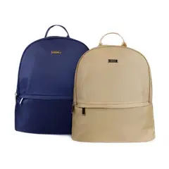 KENNETH COLE - Pack 2 Mochilas Savannah beige y azul