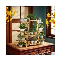 GENERICO - Soporte Para 8 Macetas Estante Jardinera Huerto Plantas