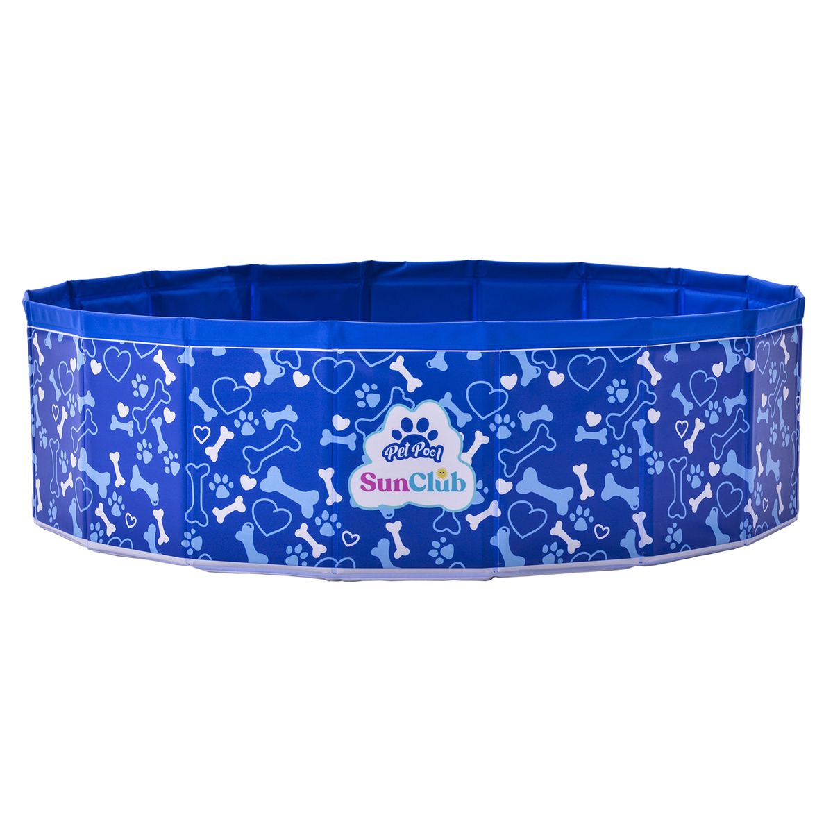 BEBESIT - Piscina Bañera Plegable para Mascotas Azul