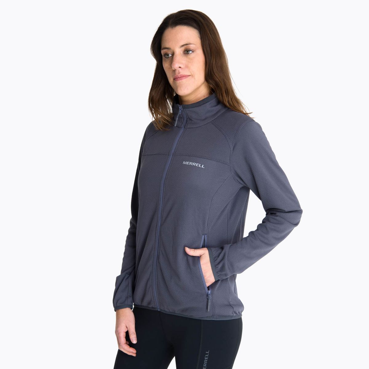 MERRELL - Poleron Mujer Koati Gris Oscuro MERRELL