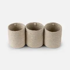 LORENA CANALS - Cesta Cuna Bobby Vainilla